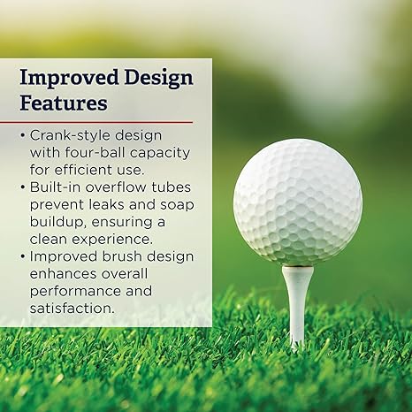 Design features of the Classic Ball Washer